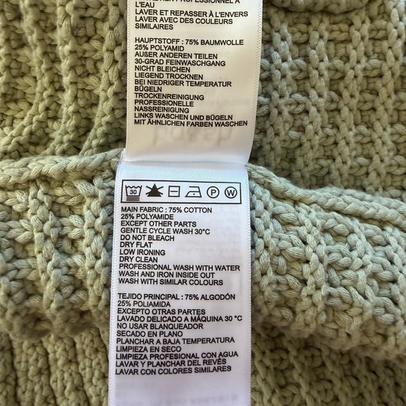 NEW Ba&sh Bash Gaspard Tweed Cardigan Jacket in Light Pastel Green | size 1 / S - Picture 13 of 13